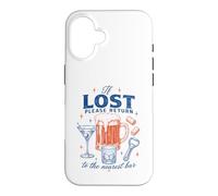 Funny Lost Return to The Nearest Bar Drinking If Humor Case for iPhone 16
