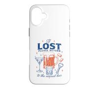 Funny Lost Return to The Nearest Bar Drinking If Humor Case for iPhone 16 Plus