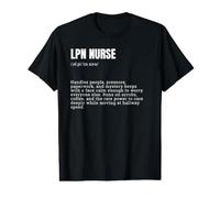Funny LPN Nurse Definition Medical Humor Tee Value Graphic T-Shirt