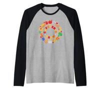 Funny Lunch Lady Cafeteria Crew hairnet Spatula Head Cook Raglan Baseball Tee