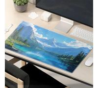 Funny Lunch Mouse Pad Serene Lake Amidst Majestic Mountains Mouse Pad Funny Mousepads Mousepads