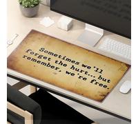 Funny Lunch Mouse Pad Sometimes We'Ll Forget The Hurt... But Remember, We'Re Free. Mouse Pad Funny Mousepad Mousepads
