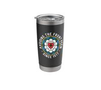 Funny Lutheran Rose Martin Luther Avoiding The Front Pew Stainless Steel Insulated Tumbler