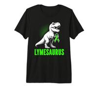 Funny Lyme Disease Warrior Anti tick borne Illness tick bite Premium T-Shirt