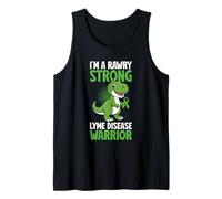 Funny Lyme disease warrior Anti tick borne illness tick bite Tank Top
