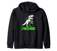 Funny Lyme disease warrior Anti tick borne illness tick bite Zip Hoodie