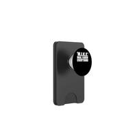 Funny M.I.K.E. Mike Knows Everything Graphic PopSockets PopWallet for MagSafe