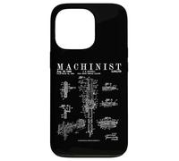 Funny Machinist Vintage Dial Caliper Patent Print Drawing Case for iPhone 13 Pro