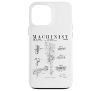 Funny Machinist Vintage Dial Caliper Patent Print Drawing Case for iPhone 13 Pro Max