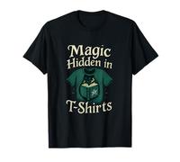 Funny Magic Hidden Pop Culture Parody Graphic Print T-Shirt