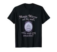 Funny Magic Mirror Snack Parody Pop Culture Art T-Shirt