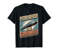 Funny Maglev Train Physics Humor Refuse to Be Grounded T-Shirt