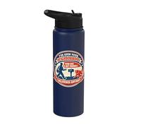 Funny Mail Carrier I've Seen Your Dog Stainless Steel Insulated Water Bottle