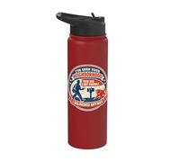 Funny Mail Carrier I've Seen Your Dog Stainless Steel Insulated Water Bottle