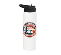 Funny Mail Carrier I've Seen Your Dog Stainless Steel Insulated Water Bottle