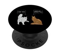 Funny Maine Coon Cat Lover PopSockets Swappable PopGrip