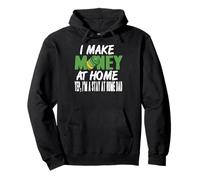 Funny Make Money At Home Proud Stay At Home Dad Humor Pullover Hoodie