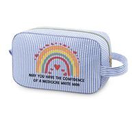 Funny Makeup Bag Gift Novelty Gifts for Friends Sarcastic Cosmetic Bag Joke Sarcastic Gift for Women Feminist Gift for Female Boss Coworkers Employee Travel Toiletry Bags for Christmas Birthday