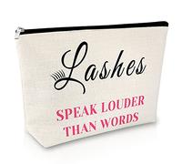Funny Makeup Lovers Gift for Women Makeup Bag Graduation Gift for Lash Technicians Retirement Gift for Makeup Lovers Makeup Artist Gift for Coworker Beautician Thank You Gift Christmas Cosmetic Bag