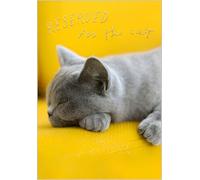 Funny Male/Female Birthday Card for Him/Her - Humorous General Card for Men/Women - Special Finish - Sleepy Cat Design - Made in the UK - Eco-Friendly