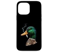 Funny Mallard Duck Smoking Cigarette Meme Duck Hunting Case for iPhone 13 Pro Max