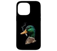 Funny Mallard Duck Smoking Cigarette Meme Duck Hunting Case for iPhone 14 Pro Max