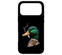 Funny Mallard Duck Smoking Cigarette Meme Duck Hunting Case for iPhone 17 Pro Max