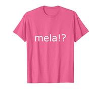 Funny Maltese Word Mela ..!..? Malta T-Shirt, Men, Pink Heather, Large