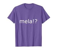 Funny Maltese Word Mela ..!..? Malta T-Shirt, Men, Purple Heather, X-Large