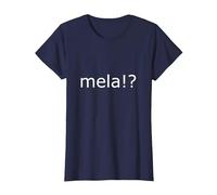 Funny Maltese Word Mela ..!..? Malta T-Shirt, Women, Navy Blue, 3X-Large