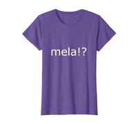 Funny Maltese Word Mela ..!..? Malta T-Shirt, Women, Purple Heather, Medium
