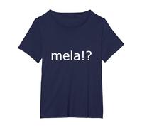 Funny Maltese Word Mela ..!..? Malta T-Shirt, Women's Plus, Navy Blue, 4X
