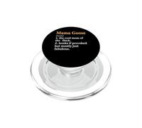 Funny Mama Goose Dictionary Definition Motherhood PopSockets PopGrip for MagSafe