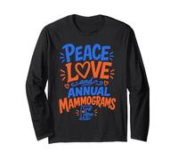 Funny Mammo Tech Breast Cancer Prevention Long Sleeve T-Shirt