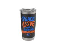 Funny Mammo Tech Breast Cancer Prevention Stainless Steel Insulated Tumbler