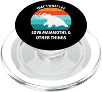 Funny Mammut Stone Age Ice Age Design Prehistoric PopSockets PopGrip for MagSafe