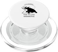 Funny Mammut Stone Age Ice Age Design Prehistoric PopSockets PopGrip for MagSafe