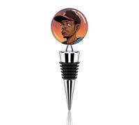 Funny Man Wine Stopper Zinc Alloy Beverage Bottle Stopper Reusable Leak Proof Wine Cork Cute Champagne Saver Decorative Bottle Sealer Plug Gift for Men Women