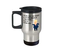 Funny Manager Travel mug - President Donald Trump- Best Personalized Custom Gifts For Managers Executives Employees Boss - Novelty Stainless Steel Tumblers - You Are Great - Unique Cool Cute Humor