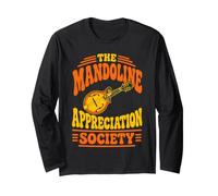 Funny Mandolin Player Bluegrass Long Sleeve T-Shirt