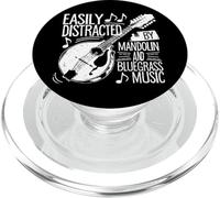 Funny Mandolin Player Bluegrass Phrase PopSockets PopGrip for MagSafe