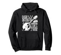 Funny Mandolin Player Bluegrass Phrase Pullover Hoodie