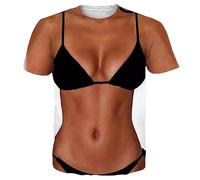 Funny Mankini All Over T Shirt for Men 3D Printed Casual Graphic Short Sleeve Tops Tees Fancy Dress Stag Do Tee Embarrassing Bachelor Party Top