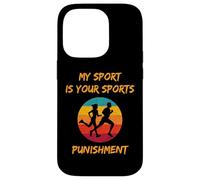 Funny Marathon Runner Humor Your Sports Punishment Couples Case for iPhone 14 Pro