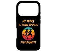 Funny Marathon Runner Humor Your Sports Punishment Couples Case for iPhone 17 Pro