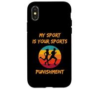 Funny Marathon Runner Humor Your Sports Punishment Couples Case for iPhone X/XS