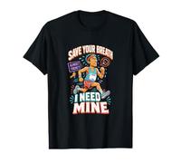 Funny Marathon Runner Save Your Breath Humor Value Graphic T-Shirt