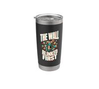 Funny Marathon Runner The Wall Blinked First Stainless Steel Insulated Tumbler