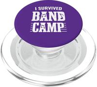 Funny Marching Band Gifts - I Survived Band Camp PopSockets PopGrip for MagSafe