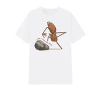 Funny Marcus The Worm I Don't Like This Rock Meme T-Shirt (Medium,Black)